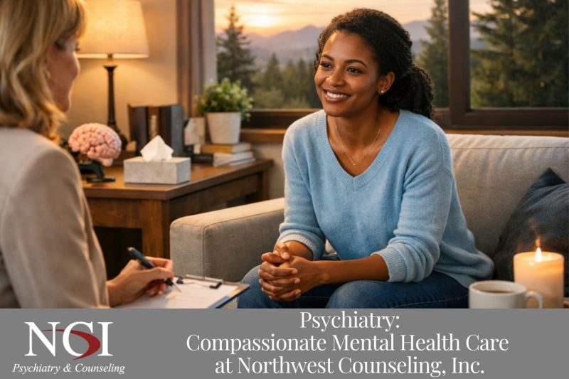 Psychiatry Compassionate Mental Health Care at Northwest Counseling, Inc.